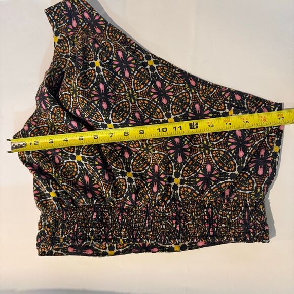 ANTHROPOLOGIE | one-shoulder linen top | medium | linen - Picture 11 of 12